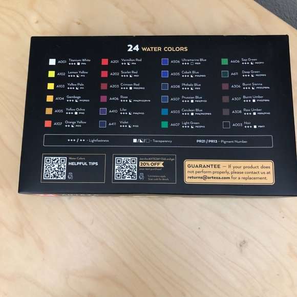 Arteza Other - ARTEZA Watercolor Paints Set of 24 - NEW